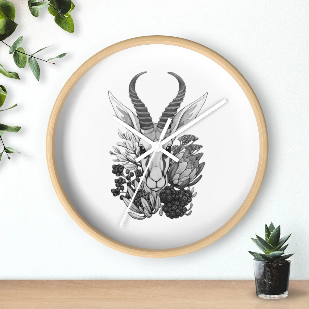 Floral Bokke Wall clock - Image 18