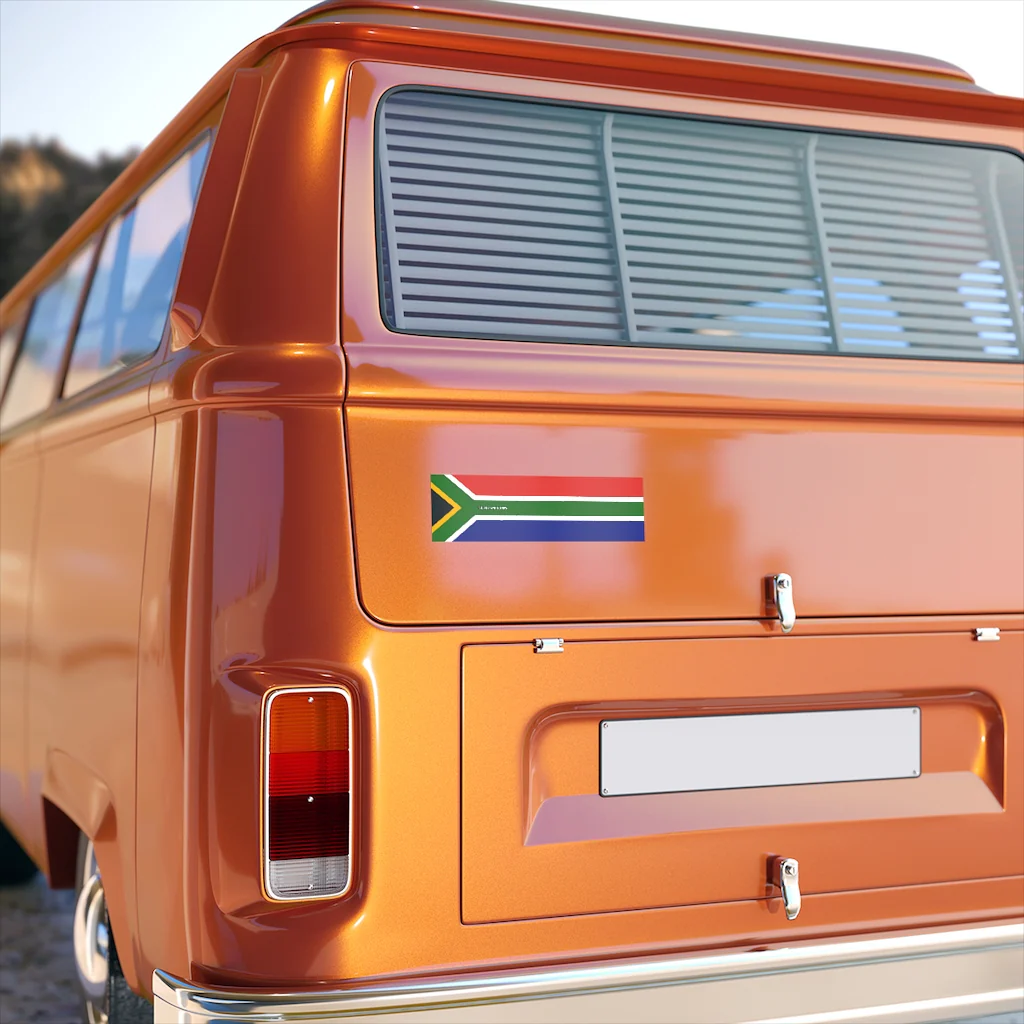 SA Flag Bumper Sticker